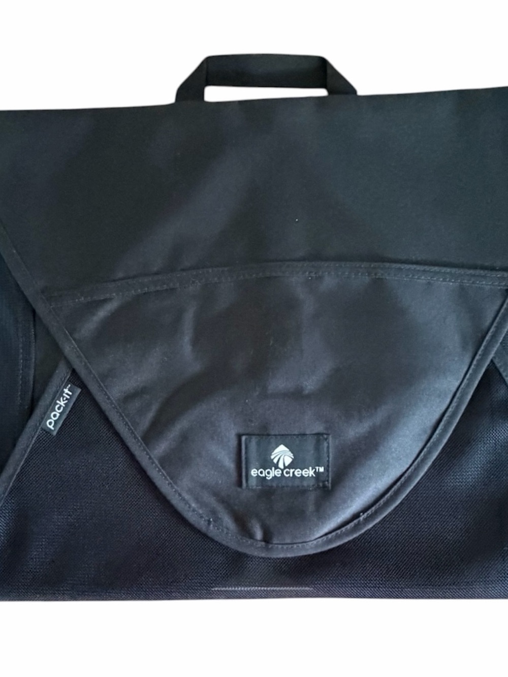 Eagle Creek Pack-It Black Medium Travel Garment Folder Bag w/ Compression Wings